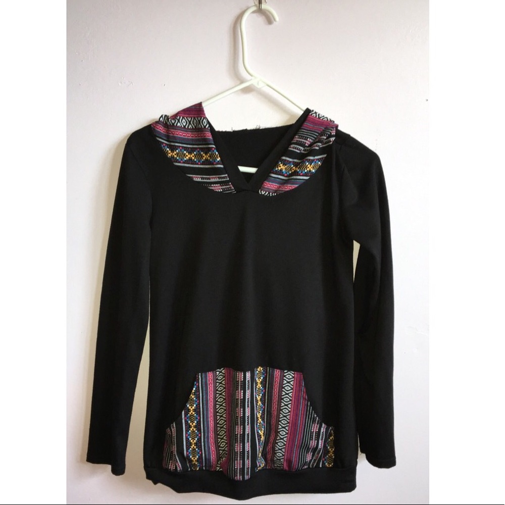 Boho Print Hoodie